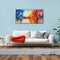 Oil Paint By Numbers Lake Scenery Frameless Picture Craft Kit for Living Room