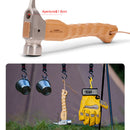 Camping Hammer - 8.7 inch Stainless Steel Tent Hammer with Tent Stake Remover
