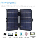 10W 5V Solar Panel Charger Bi-fold Waterproof Camping Solar Panel Pack for