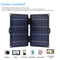 10W 5V Solar Panel Charger Bi-fold Waterproof Camping Solar Panel Pack for