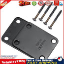 Electric Guitar Neck Plate Joint Board Fender Musical Accessory (Black) Newly