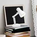 Bedroom Read Night Light Flexible Warm Lighting Mini Book Clip Lamp (White)
