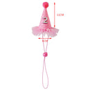 Pet Birthday Caps Headwear Hat Costume with Number Pets Accessories Supplies