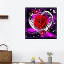 Home Decor Art 5D Diamond Painting Love roseResin Wall Picture Newly