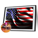 5D Diamond Painting National Flag Full Round Mosaic Canvas Picture Home Decor