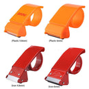 10pcs Roller Tape Cutter Sealing Tape Dispenser Manual Packing (48mm)