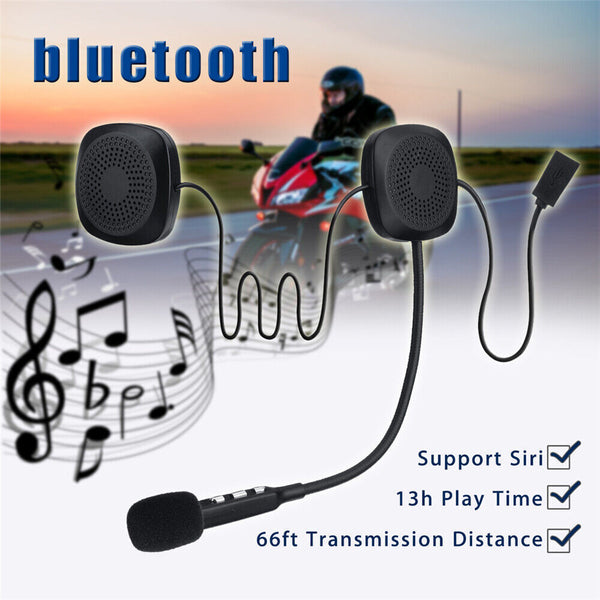 50M Waterproof Helmet Headset Hands Free bluetooth V4.2 Intercom for Motorcycle
