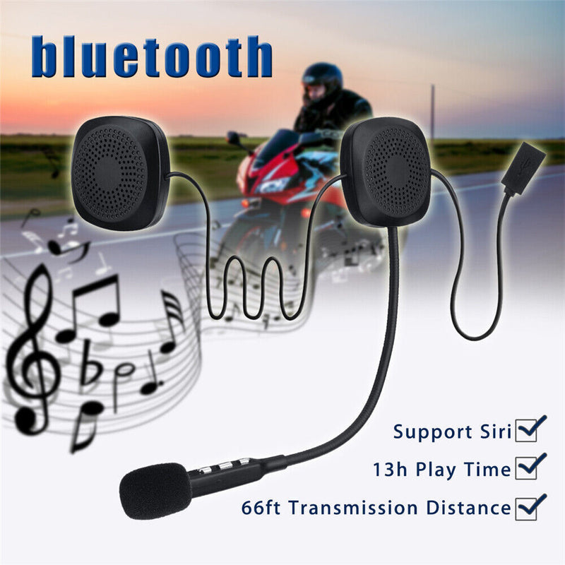 50M Waterproof Helmet Headset Hands Free bluetooth V4.2 Intercom for Motorcycle