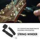 Acoustic Guitar String Winder Bridge Remover Pin Puller Cutter Bass Tuning Tool