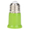 E27 to E27 Conversion Lamp Head Extension Base Adapter (Thread Green) Newly