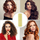 Self Grip Hair Rollers DIY Hairdressing Self-Adhesive Curling Rod (Yellow) Newly