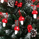 Holiday Crafts Xmas Tree Mushroom Hanging Ornament Christmas Mushroom Felt
