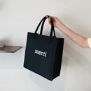 Women Felt Tote Large Capacity Female Shoulder Travel Shopping Storage Handbags