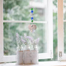 Crystal Glass Clear Chandelier Pendant Faceted Prism Part Hanging Decor (E)