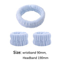 3pcs Face Wash Headband Absorb Water Flannel Makeup Headband Soft Skin Care Tool