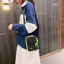 Fashion Nylon Crossbody Bag Women Hit Color Sports Travel Shoulder Handbag Purse
