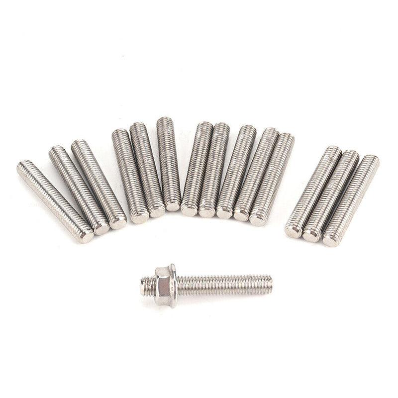 For Ford 4.6 5.4-Liter V8 Engine Stainless Steel Exhausted Manifold Stud Slot Kit