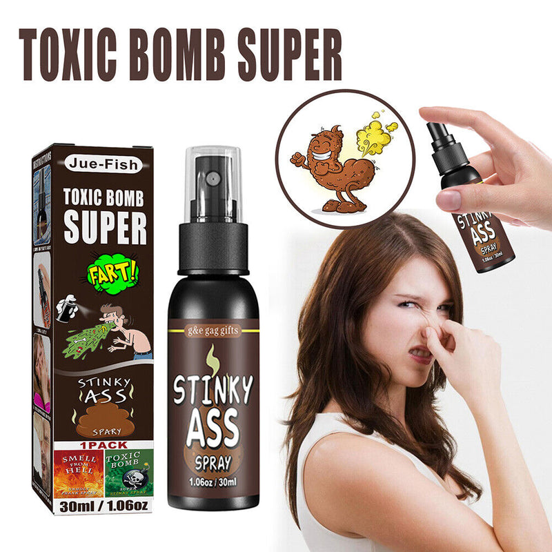 #A 30ml Fart Gag Spray for Adults Kids Plastic Spray Can Stink Halloween Funny T