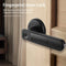 Fingerprint Door Lock Handle Smart Biometric Entry with 2 Keys (Black) Newly