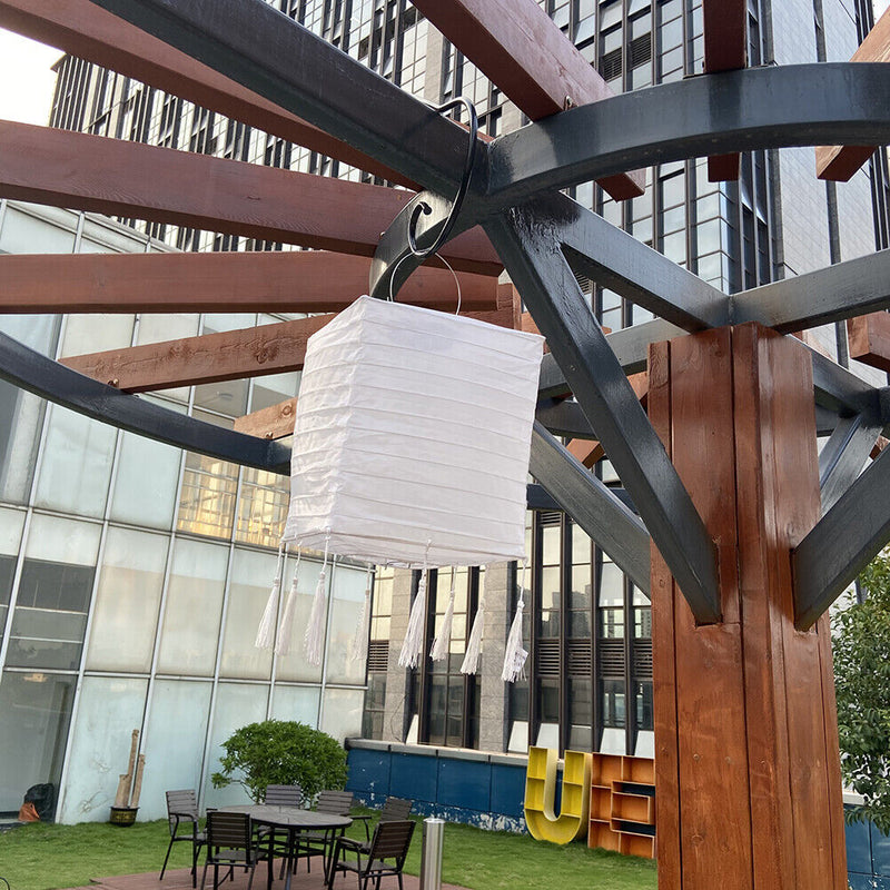 Solar Lantern Tassel LED Waterproof Hanging Chandelier Garden Decor (2pcs)