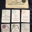 16pcs Sweary Affirmation Cards, My Little Bag of Sweary Affirmations UK sale
