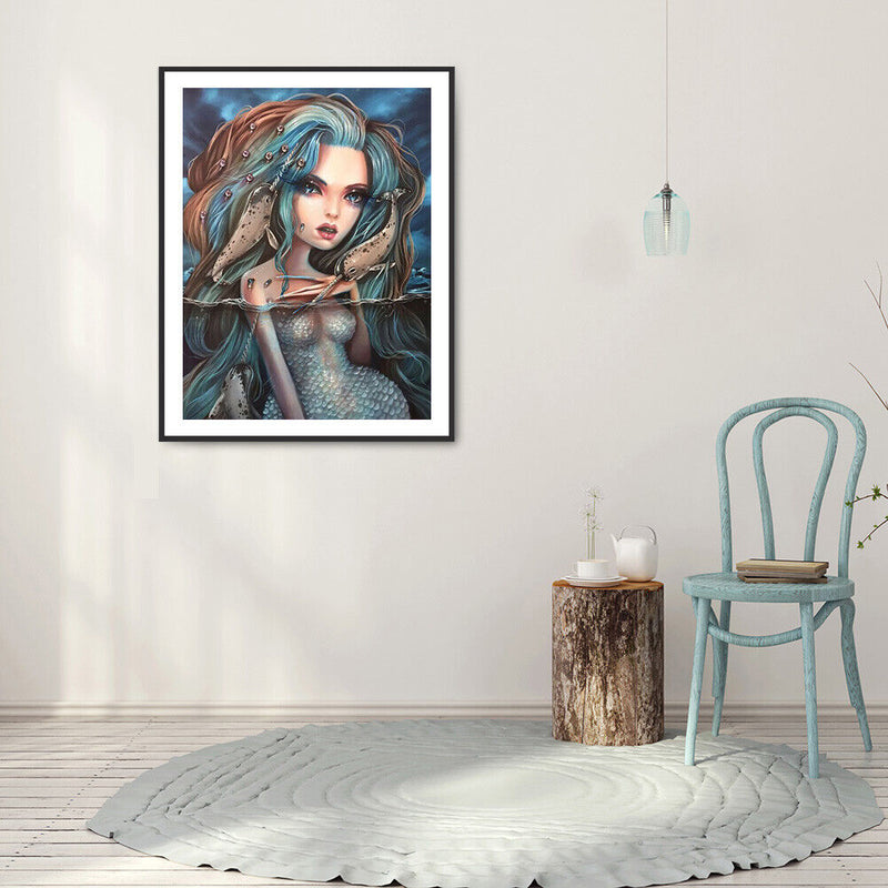 Girl Diamond Painting 5D DIY Full Round Drill Rhinestone
