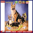 5D DIY Full Round Drill Diamond Painting Dog Cross Stitch Embroidery Mosaic K