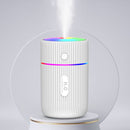 Portable Colorful Mini USB Car Humidifier Mist Maker Air Purifier (White)