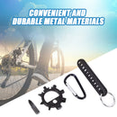 12 in 1 Screwdriver Anti-lost Keychain Opener Bicycle Multi Repair Tools Newly