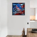 5D Diamond Painting Kit American Eagle Full Round Drill Rhinestone DIY Wall