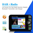 C6 Car DAB Radio Receiver FM Transmitter Bluetooth-compatible Handsfree Mus