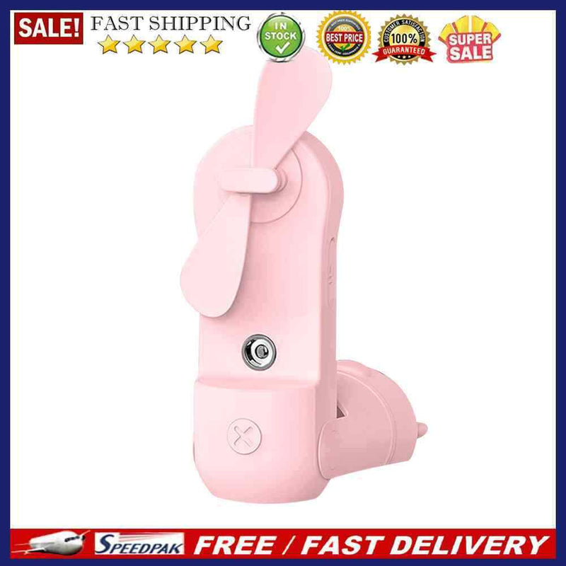 Mist Facial Sprayer Fan USB Rechargeable Handheld Portable Folding Mini Cooler