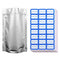 Mylar Bags - 100 Pcs Stand-Up Heat & Re-Sealable Bag for Packaging Products