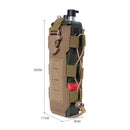 Molle Water Bottle Bag Travel Camping Hiking Kettle Holder Pouch (Mud) Newly