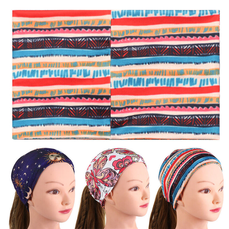 Women Hair Hoop Scarf Head Scarf Headgear Hip Hop Tiara Boho Hairband Hair Hoop