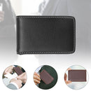 Business Card Holder 2pcs PU Leather Name Card Case Pocket (Black Coffee)