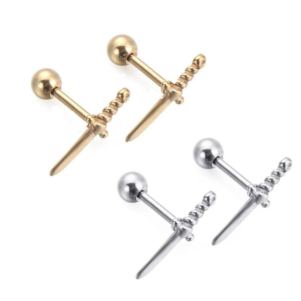 Earrings Helix Cartilage Earrings Dagger Ear Studs Piercing Conch Lobe Tragus