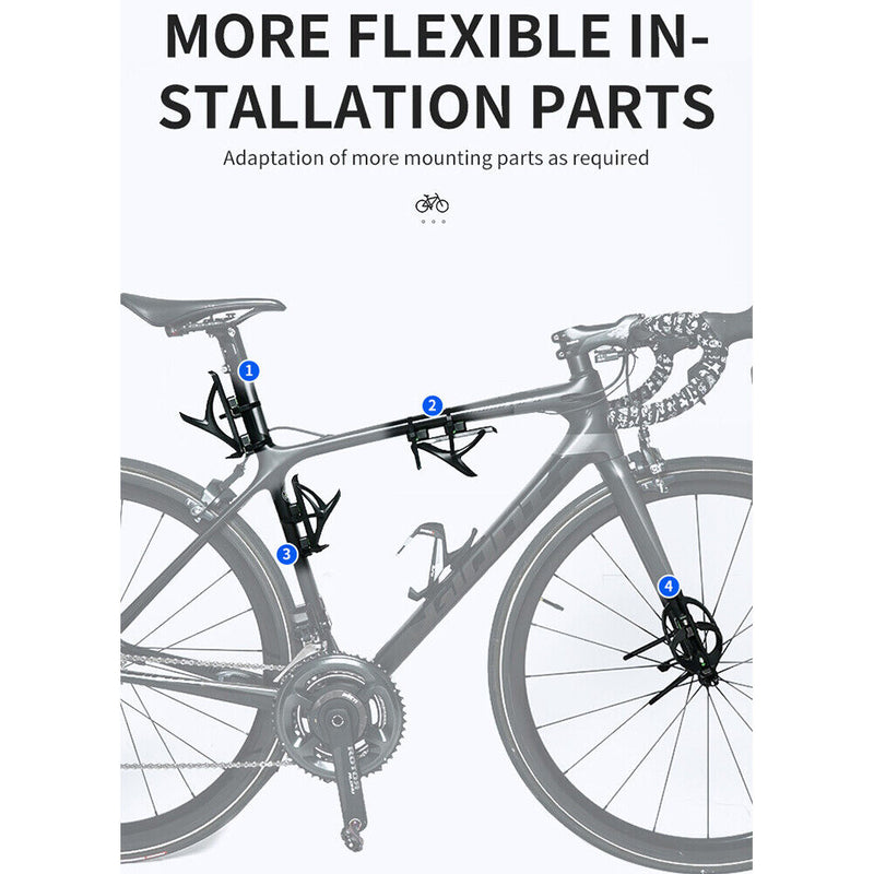 Adjustable Folding Bike Kettle Holder Rack Adapter Clamp Cycling Accessories