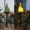 Mini Artificial Christmas Tree Stake Solar Lamp LED Outdoor Decorative Lights