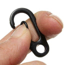 1X Mini Buckles Snap Spring Clip Hook Carabiner Tool Key Ring Hot Best V0T7