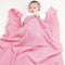 Baby Blanket Knitted Newborn Swaddle Wrap Blankets Infant Quilt (Red) Newly