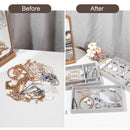 Watch Velvet Stackable Jewelry Trays Earring Organizer Drawer Rings Holder