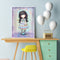 girl 40x50cm Oil Paint By Numbers Picture DIY Painting