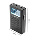 FM Battery Radio Dual Channel Stereo Built-in Antenna Radio for Elderly Gifts
