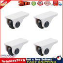 4pcs Storage Box Wheel Roller Sticky Organiser Rack Rolling Wheel (Blue) Newly