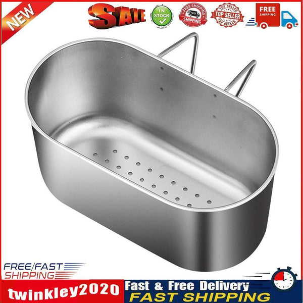 Triangle Filter Basket Sinks Vegetable Strainer Kitchen Storage Rack (B) Newly