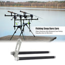 Carp Fishing Tackle Aluminum Windproof Stick Snag Bar Ear Connect w/ Bite Alarm