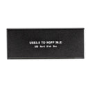 M.2 SATA SSD to USB 3.0 Externals SSD Readers Converter I2J8 UASP Enclosure O0E0