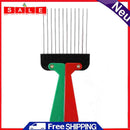 Metal Wide Teeth Afro Hair Comb Detangle Hairbrush Hairdressing Styling Tools