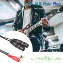 HiFi 2RCA Male to 2XLR Female Audio Cable Dual XLR Female to Dual RCA Male Wire
